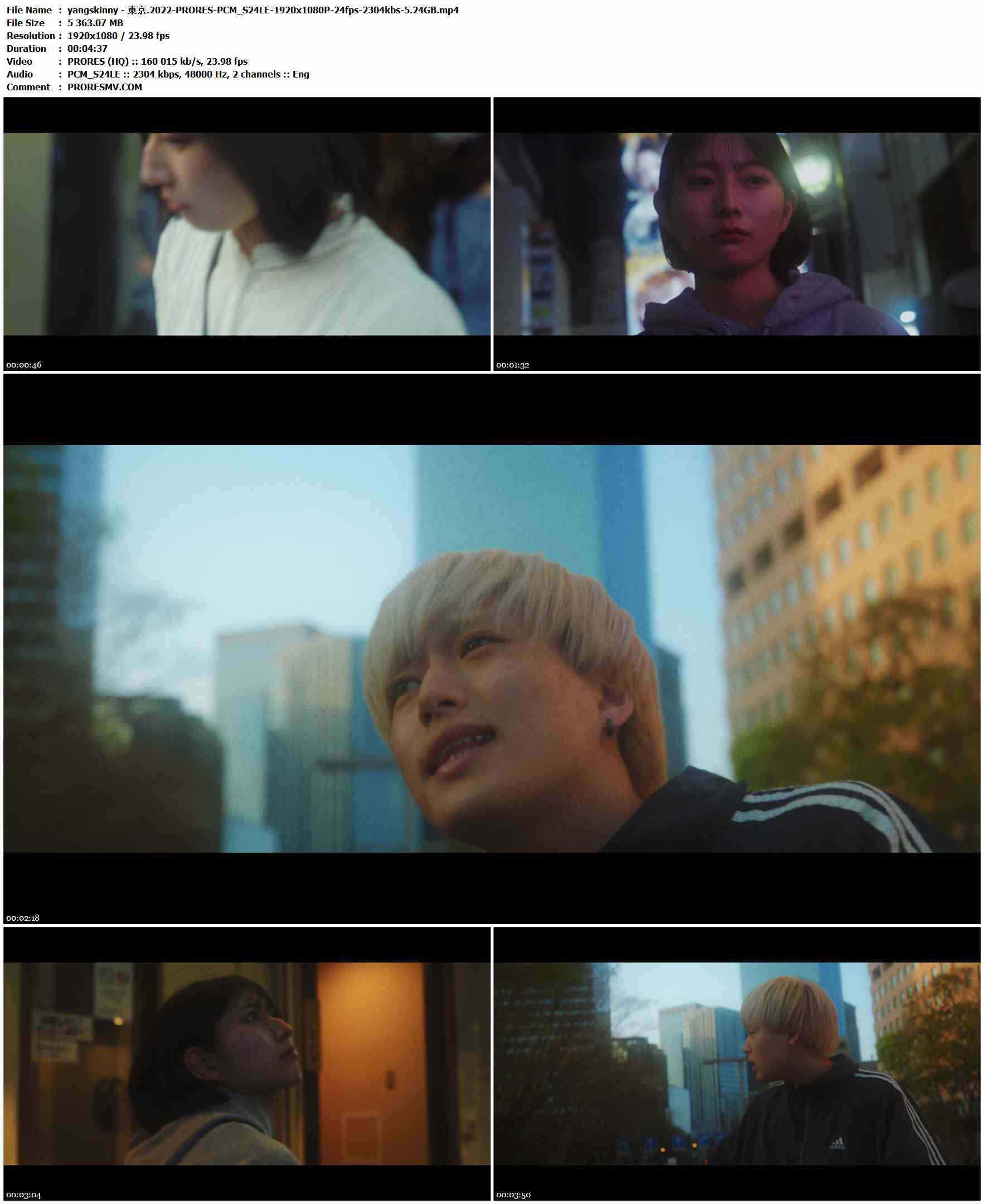 yangskinny - 東京.2022-PRORES-PCM_S24LE-1920x1080P-24fps-2304kbs-5.24GB官方MV_高清MV